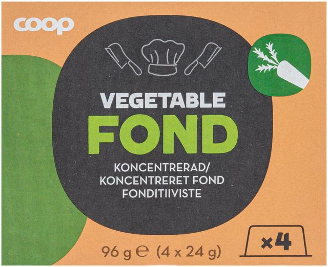 Coop kasvisfonditiiviste 4 x 24 g (96 g)