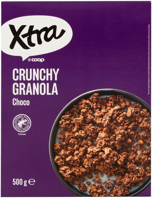 Xtra chrunchy granola choco 500 g