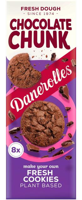 Danerolles Cookiedough Chocolate Chunck paistovalmis keksitaikina 240g