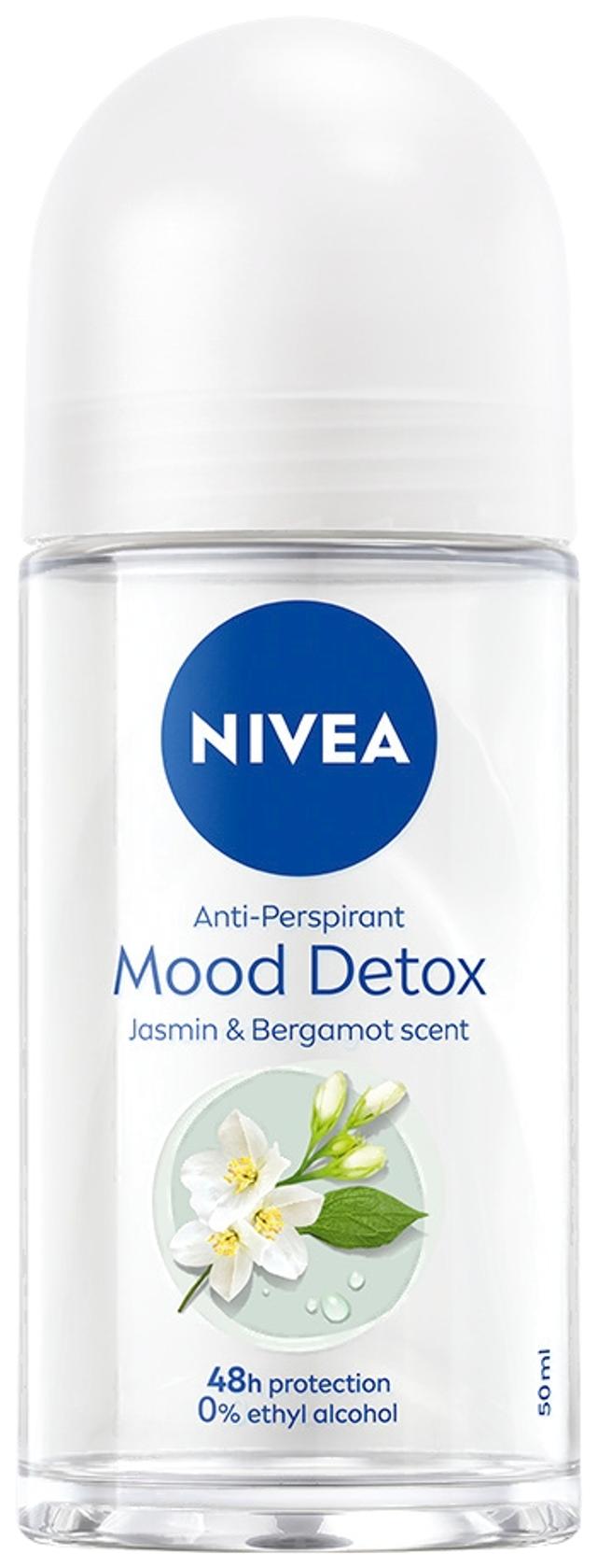 NIVEA 50ml Mood Detox Deo Roll-on -antiperspirantti
