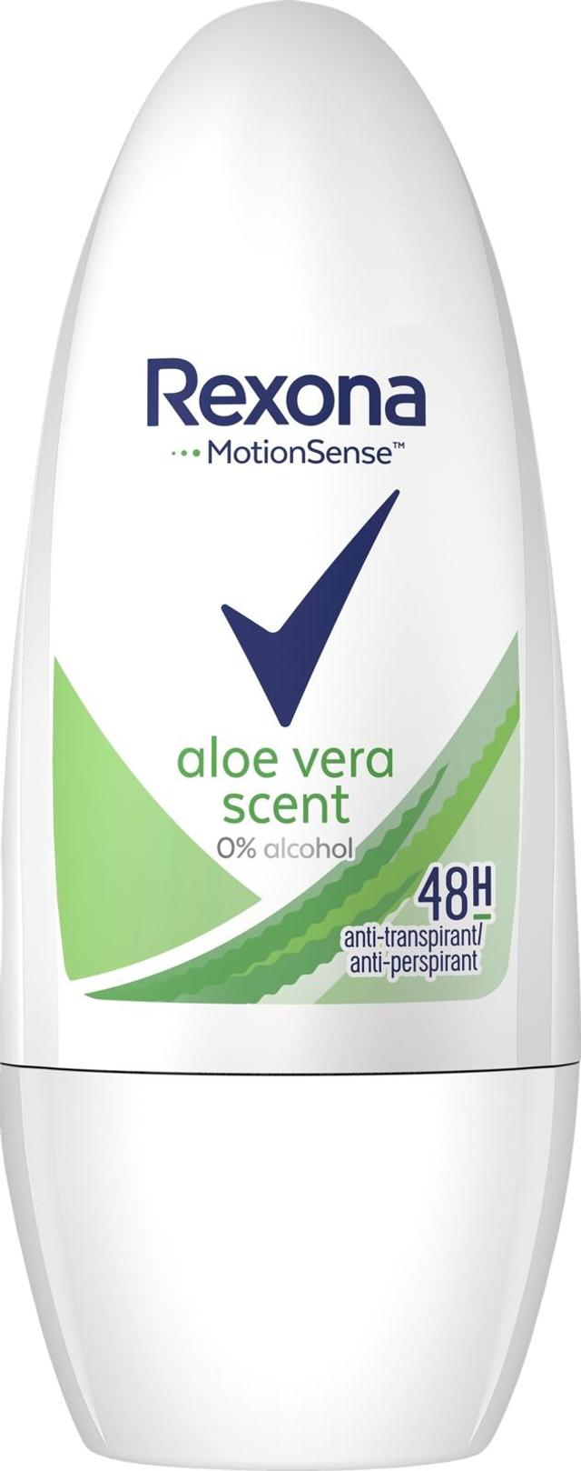Rexona Aloe Vera Antiperspirantti Deodorantti Roll-on 48 h suoja 50 ml