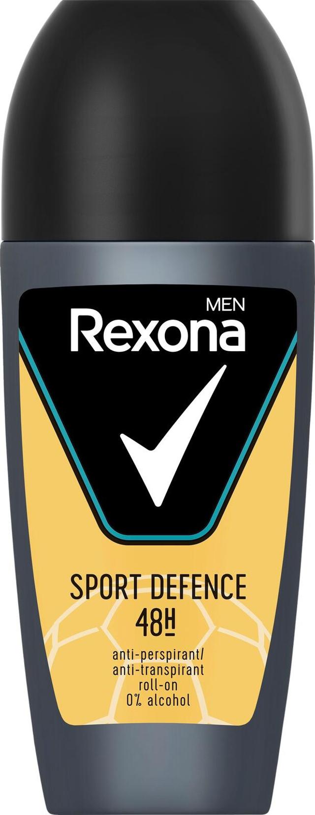 Rexona Men 48h Sport Defence Antiperspirantti Deodorantti Roll-on raikas tuoksu 50 ml