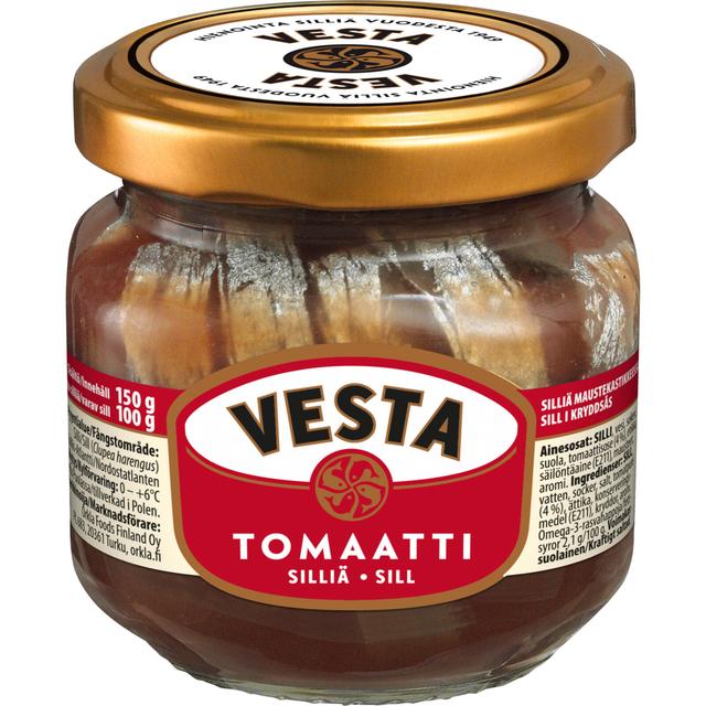 Vesta silliä tomaattikastikkeessa 150/100g