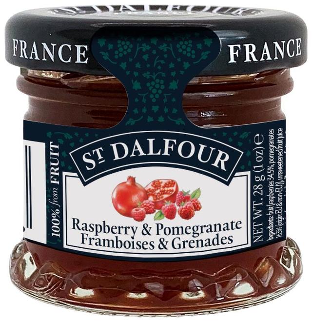 St. Dalfour Vadelma-granaattiomenahillo 28g
