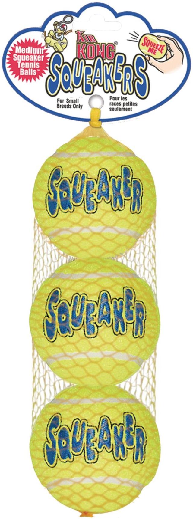 Kong Air Kong Sq.Tennis Ballx3 koiran lelu, koko  M