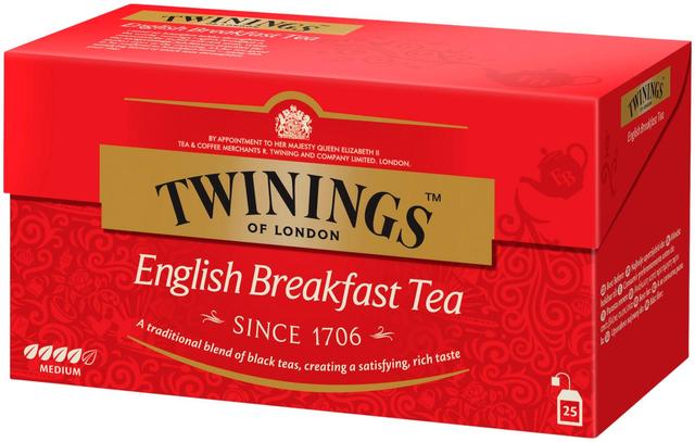 Twinings 25x2g English Breakfast tea
