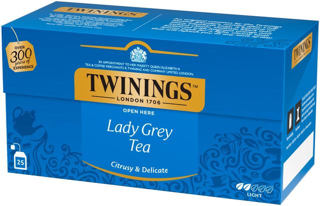 Twinings 25x2g Lady Grey tee