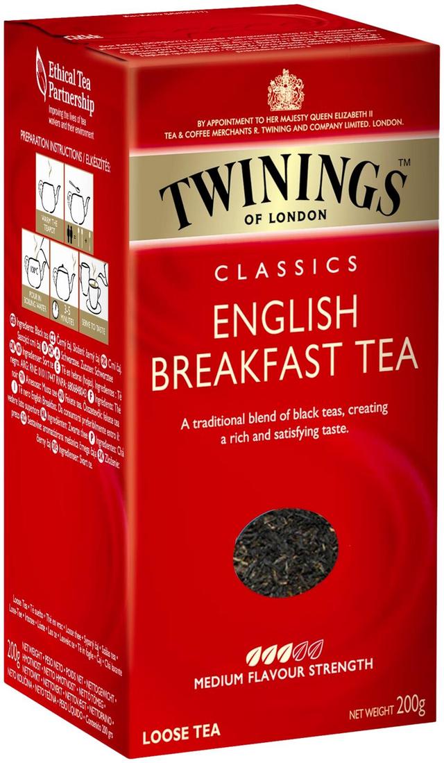 Twinings 200g English Breakfast irto tee