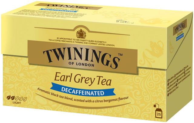 Twinings 25x2g earl grey kofeiiniton tee