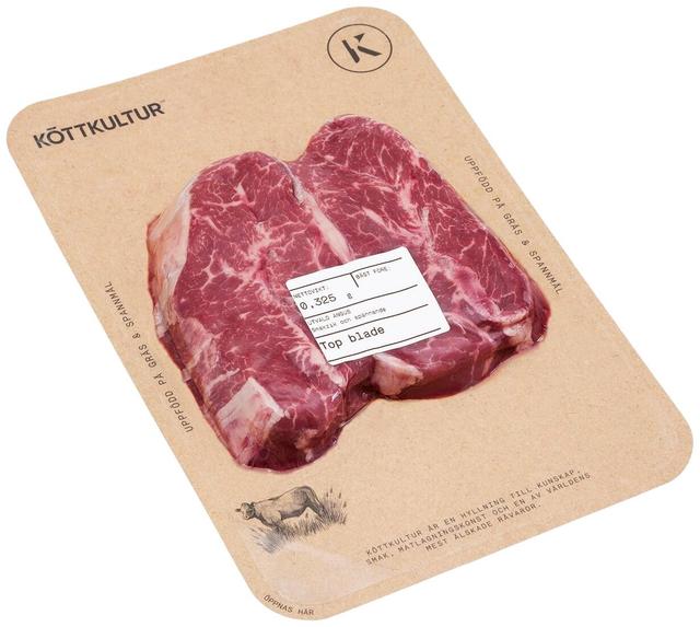 Lihakulttuuri naudan top blade/flat iron steak n.230g