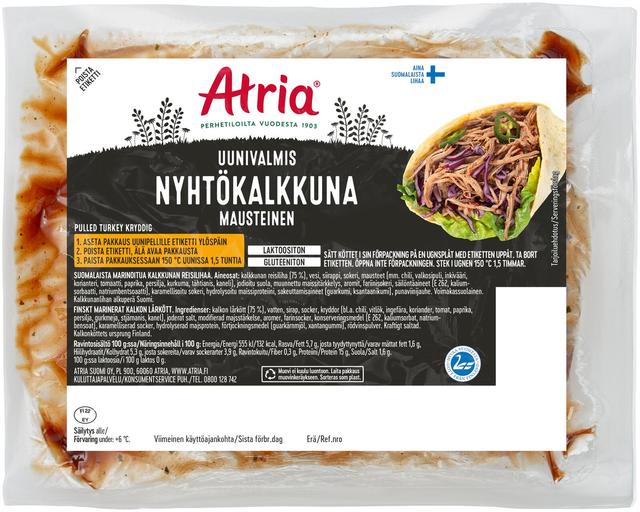 Atria Nyhtökalkkuna Mausteinen n800g