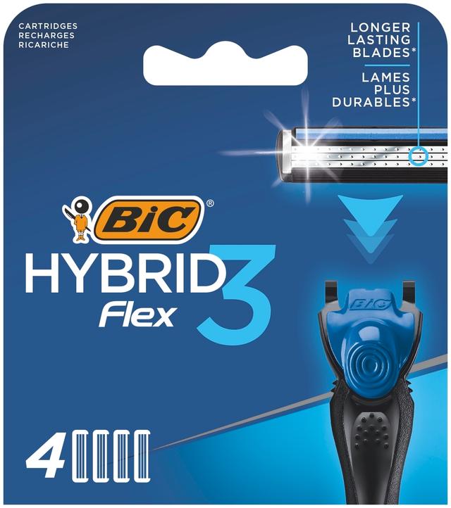 BIC Hybrid Flex 3 varaterä 4-pack