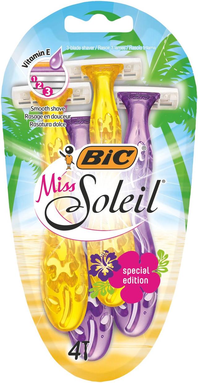 BIC varsiterä Miss Soleil Special Edition 4-pack