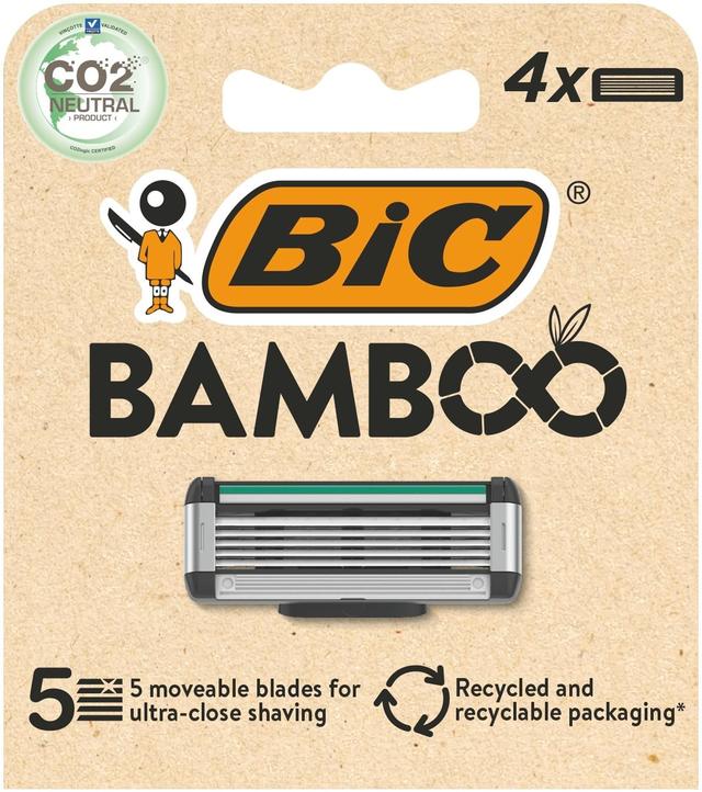 BIC Bamboo varaterä 4-pack