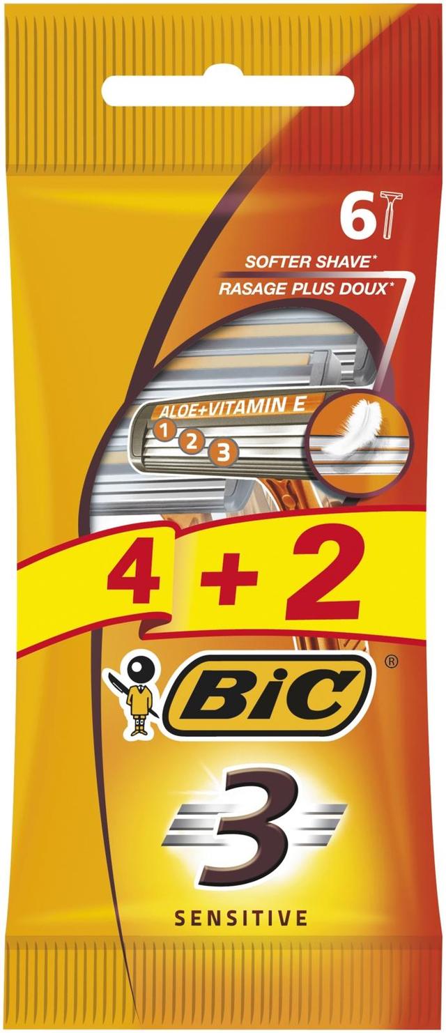 BIC varsiterä 3 Sensitive 4-pack