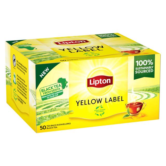 Lipton 50ps/100g Yellow Label musta tee