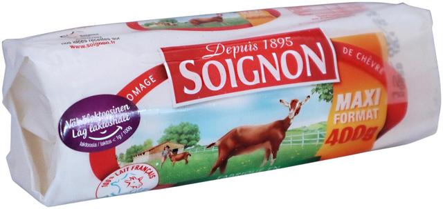 Soignon Ste Maure Vuohenmaitojuusto 400g