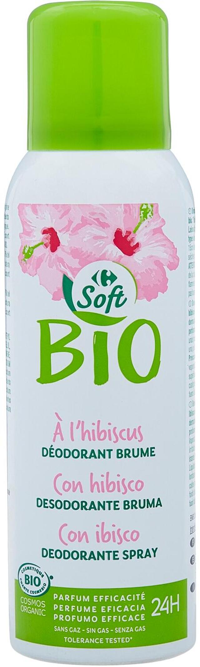 Carrefour Soft Bio Deodorantti Hibiskus150ml