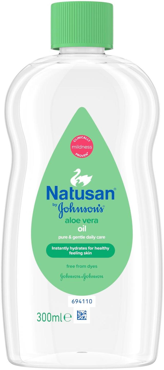 Natusan by Johnson's Baby Oil Aloe Vera hoitoöljy 300ml