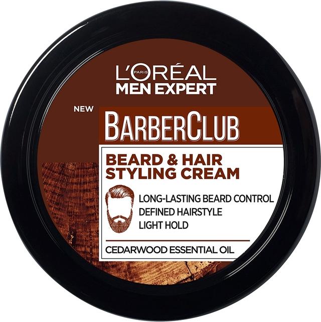 L'Oréal Paris Men Expert Barber Club Beard & Hair Styling Cream parran ja hiustenmuotoiluvoide 75ml