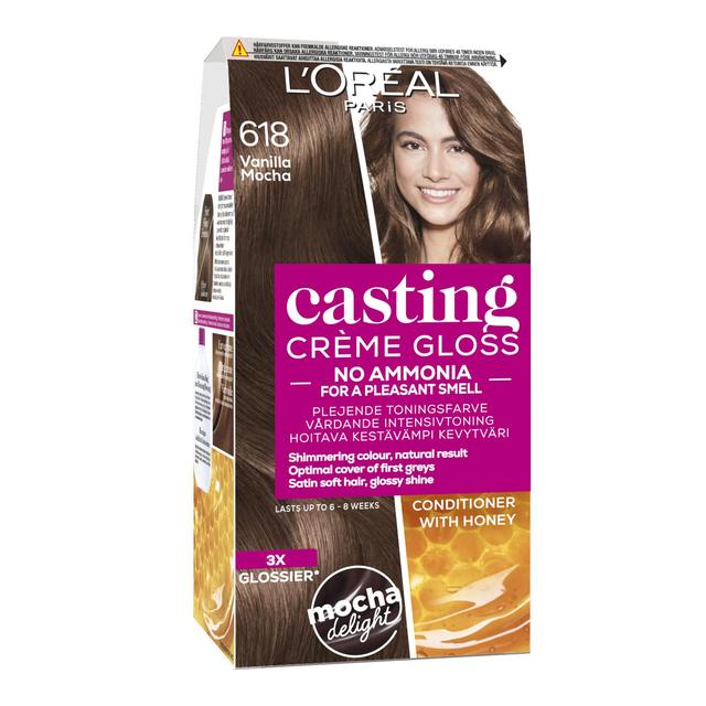L'Oréal Paris Casting Créme Gloss 618 Vanilla Mocha kevytväri 1kpl