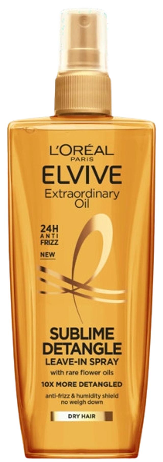 L'Oréal Paris Elvital 200ml Extraordinary Oil jätettävä hoitoainesuihke kuiville hiuksille 200ml