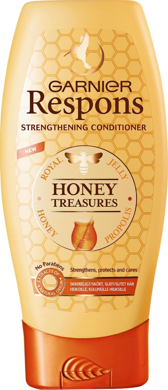Garnier Respons Honey Treasures vahvistava hoitoaine heikoille ja kuluneille hiuksille 200ml