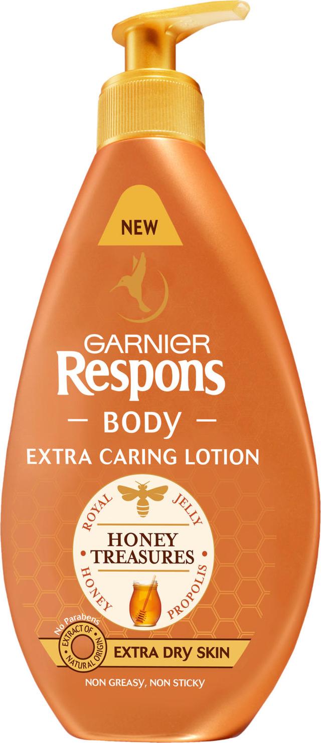Garnier Respons Body Honey Treasures Repairing Lotion vartaloemulsio erittäin kuivalle iholle 400ml
