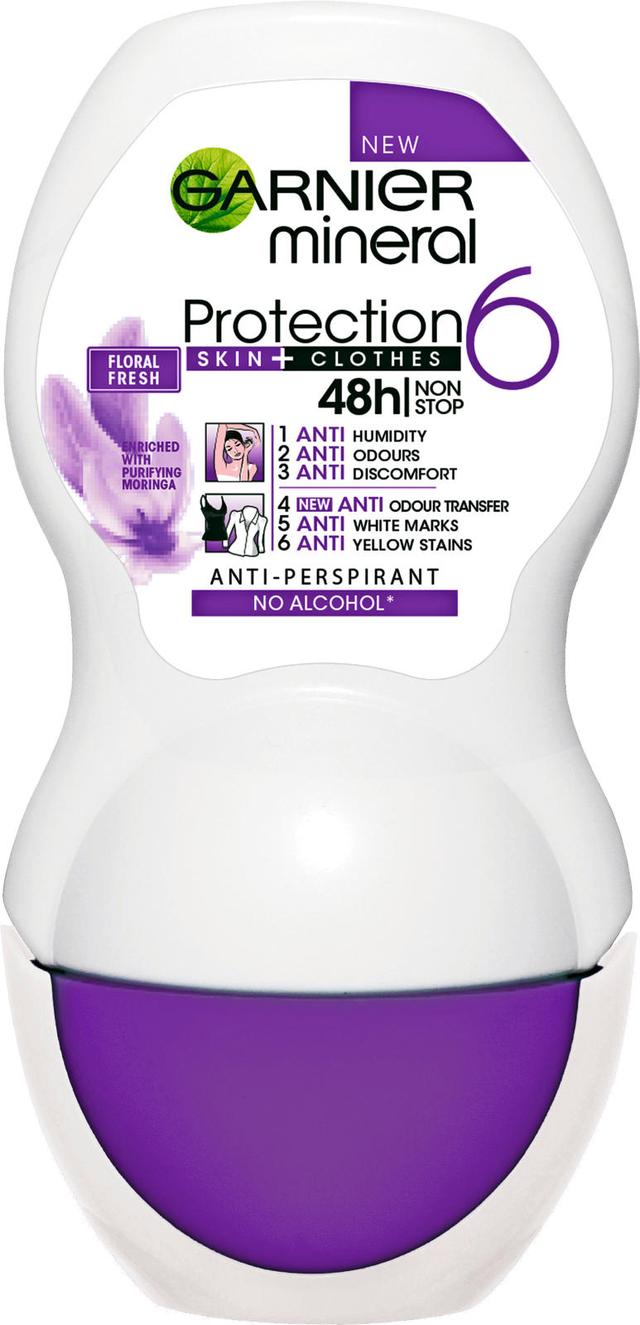 Garnier Mineral Deodorant 50ml Protection 6 roll-on antiperspirantti 50ml