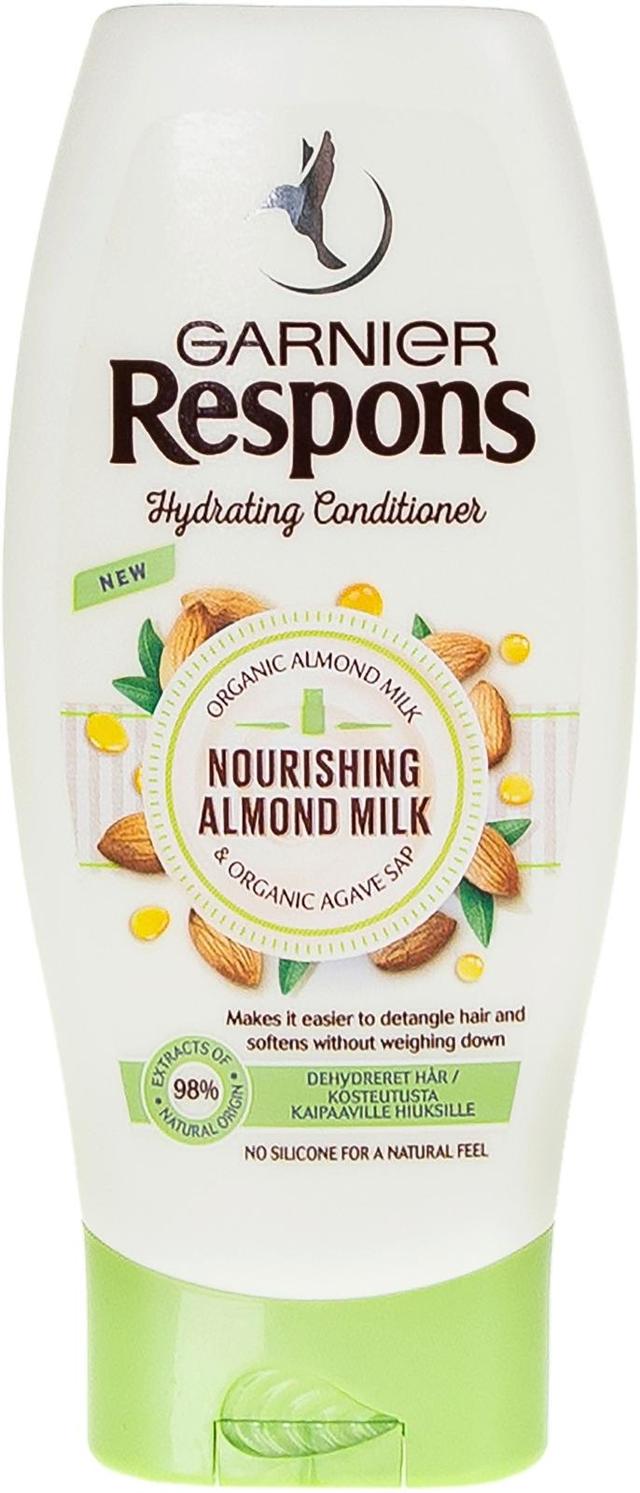 Garnier Respons Nourishing Almond Milk hoitoaine kosteutusta kaipaaville hiuksille 200ml