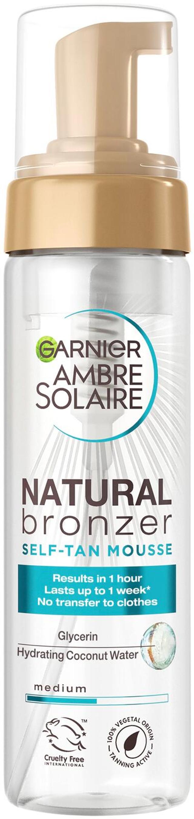 Garnier Ambre Solaire Natural Bronzer Aurinkosuoja normaalille iholle 200 ml