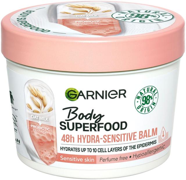 Garnier Body Superfood Oat Milk Hypoallergenic vartalovoide herkälle iholle 380ml