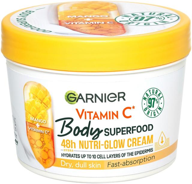 Garnier Body Superfood Mango vartalovoide kuivalle iholle 380ml