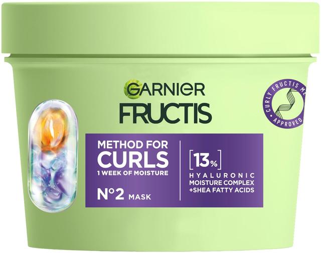 Garnier Fructis Method for Curls hiusnaamio kihartuville hiuksille 370ml