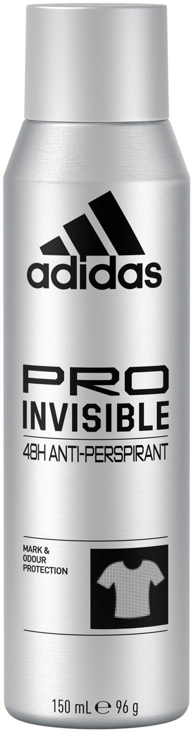 Adidas Pro Invisibler Anti-Perspirant Spray 150 ml, miehille