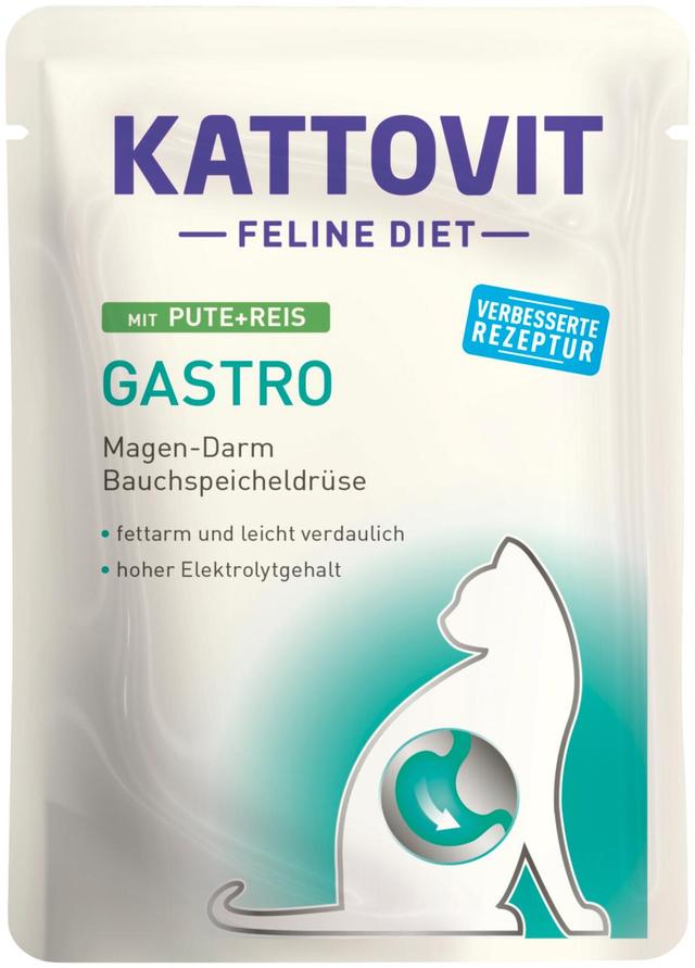 Kattovit Gastro kissan erikoisravinto ruoansulatusongelmiin annospussi kalkkuna & riisi 85 g