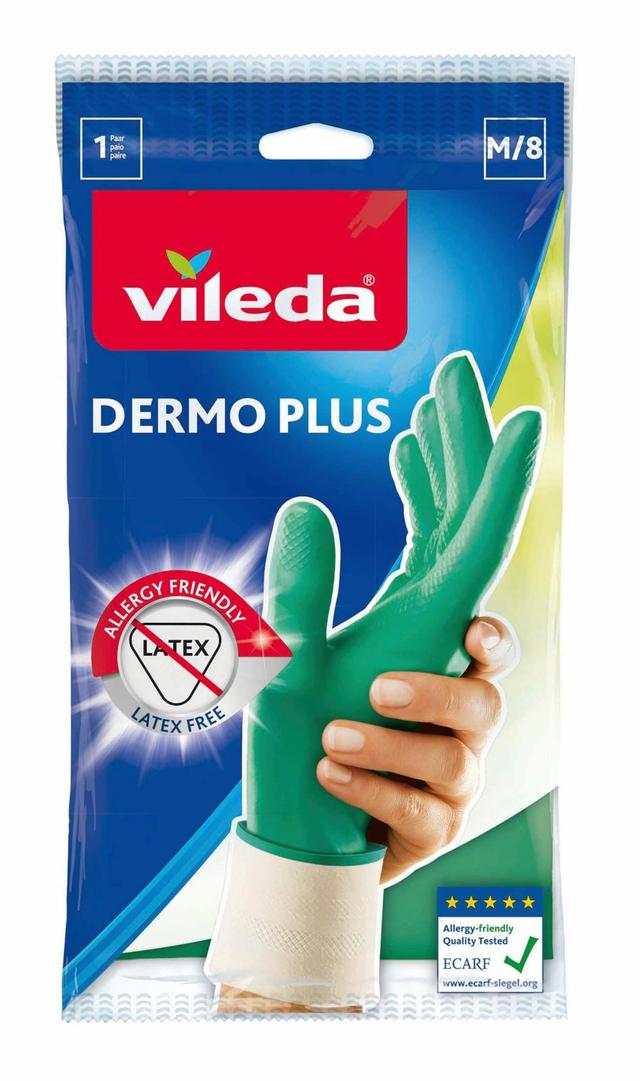 Vileda Dermo Plus talouskäsine koko M (nitriiliä)