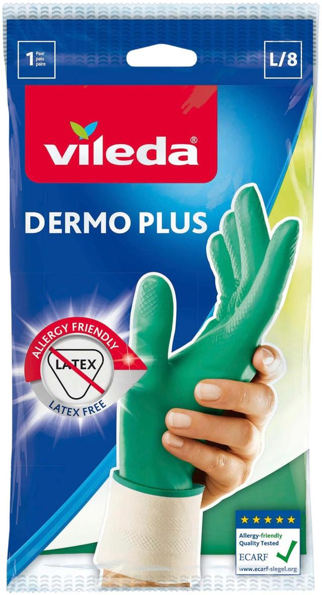 Vileda Dermo Plus L nitriilitalouskäsine 1 pari