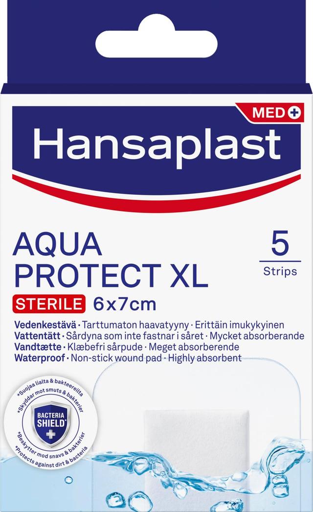 Hansaplast 5kpl Aqua Protect XL 6x7cm -laastari