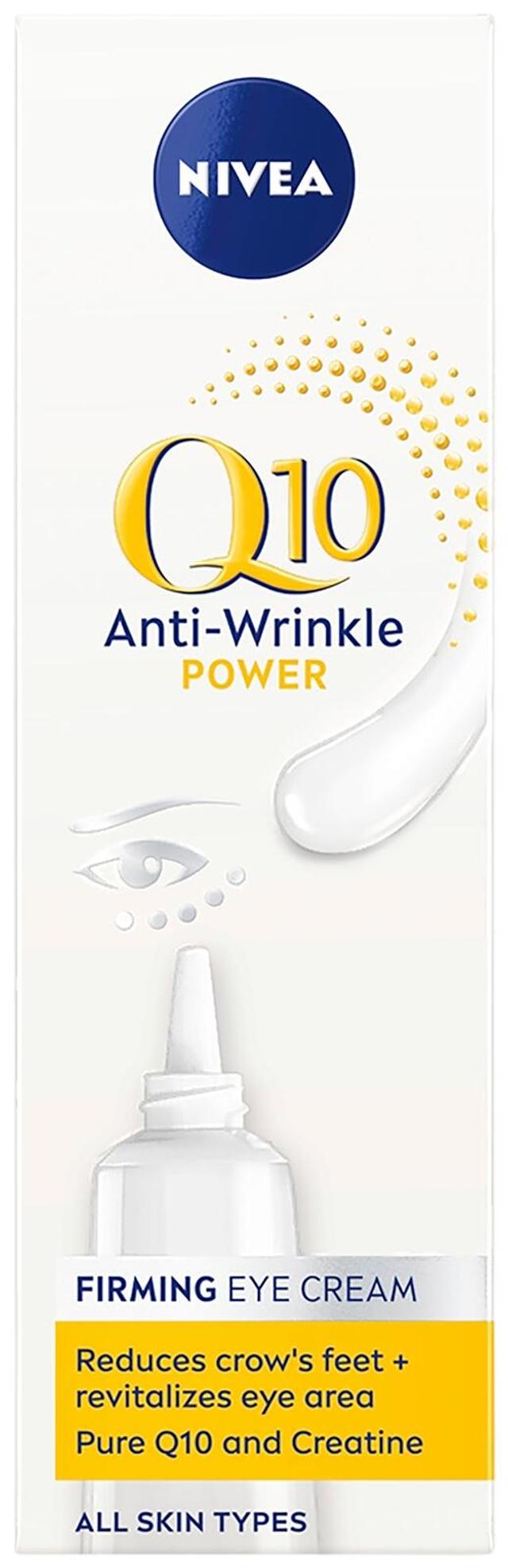 NIVEA 15ml Q10 POWER Anti-Wrinkle + Firming Eye Cream silmänympärysvoide