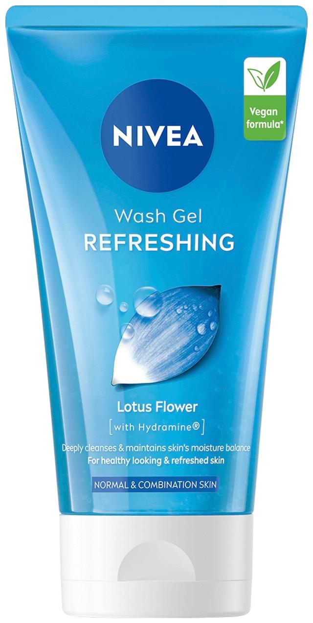 NIVEA 150ml Daily Essentials Refreshing Wash Gel puhdistusgeeli normaalille iholle