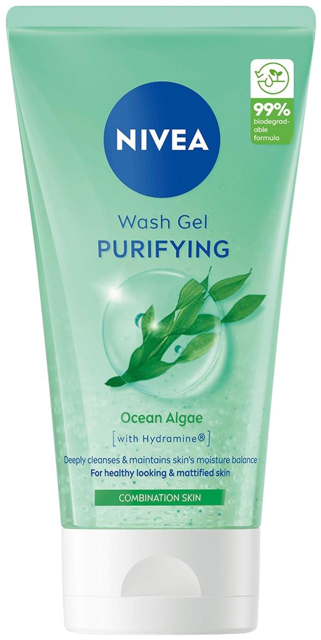 NIVEA 150ml Daily Essentials Purifying Wash Gel puhdistusgeeli sekaiholle
