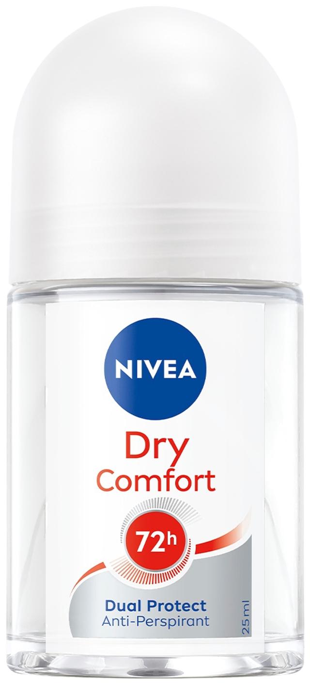 NIVEA 25ml Dry Comfort Deo Roll-on -antiperspirantti