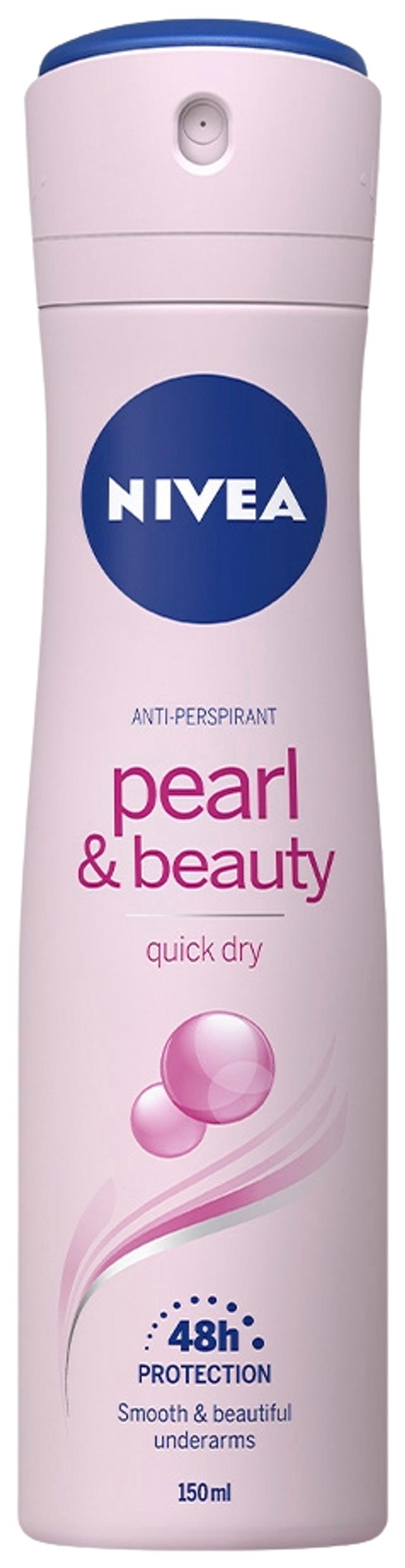 NIVEA 150ml Pearl & Beauty Deo Spray -antiperspirantti