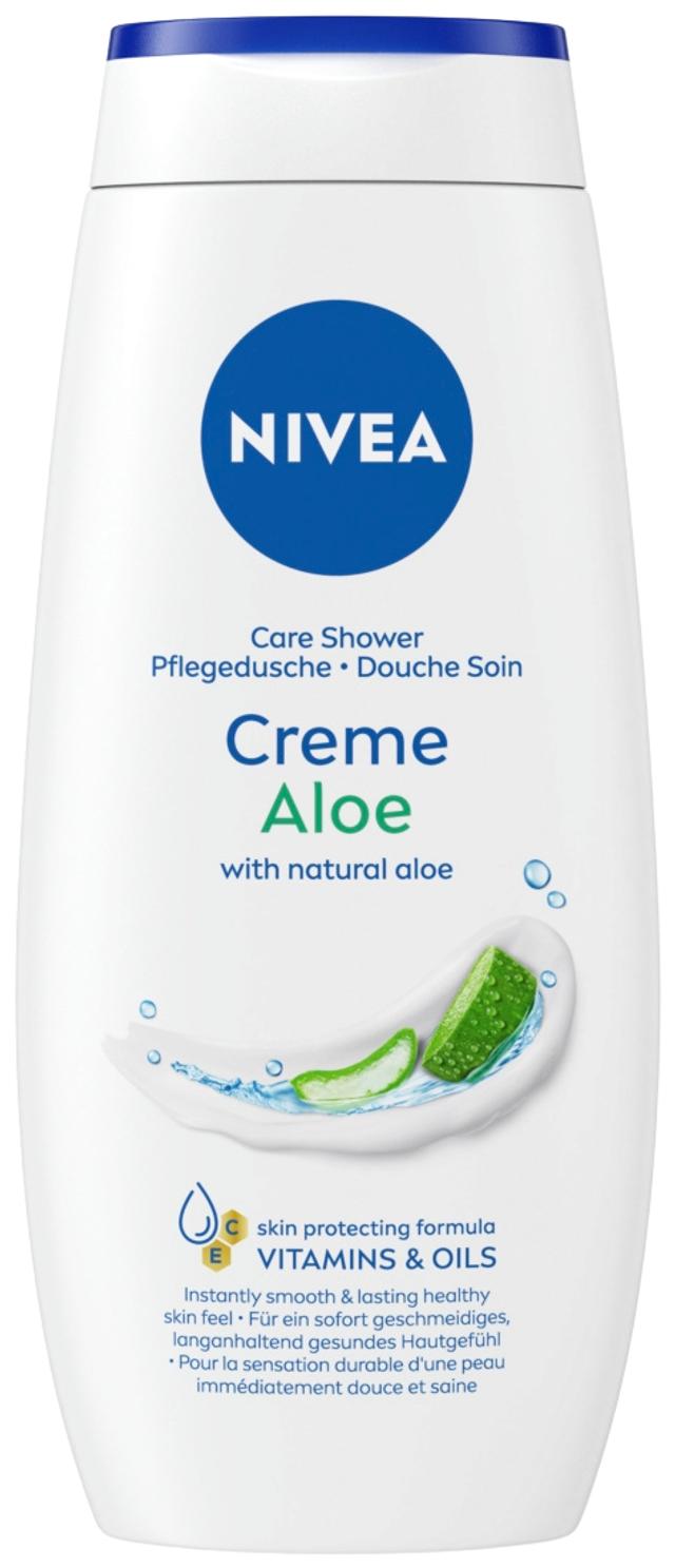 NIVEA 250ml Creme Aloe Shower Cream -suihkusaippua