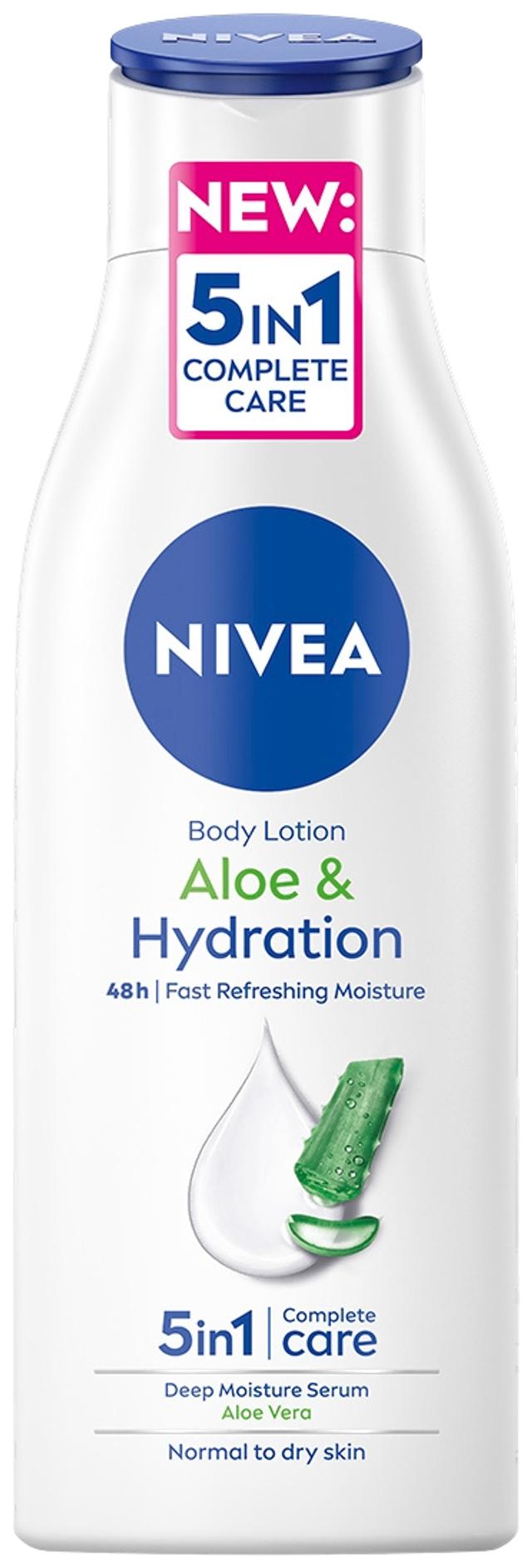 NIVEA 250ml Aloe & Hydration Body Lotion -vartalovoide