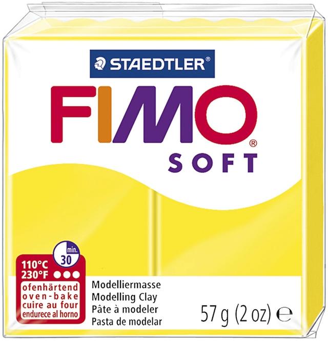 FIMO Soft muovailumassa, sitruuna, 57 g