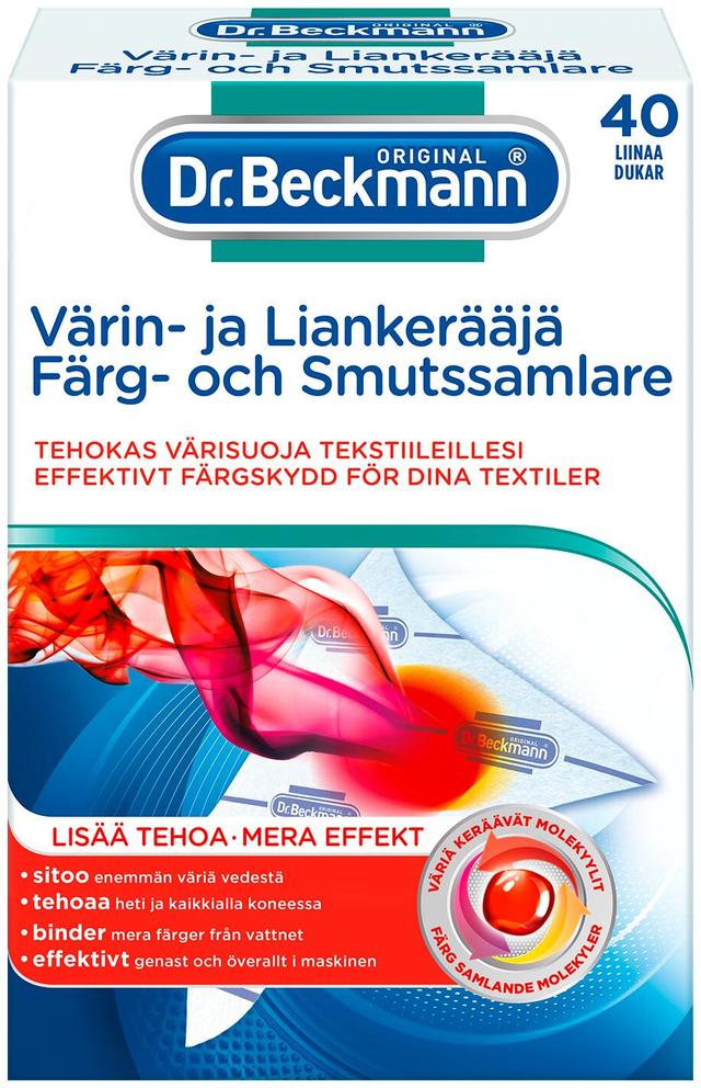 Dr Beckmann 40kpl Värin- ja liankerääjä