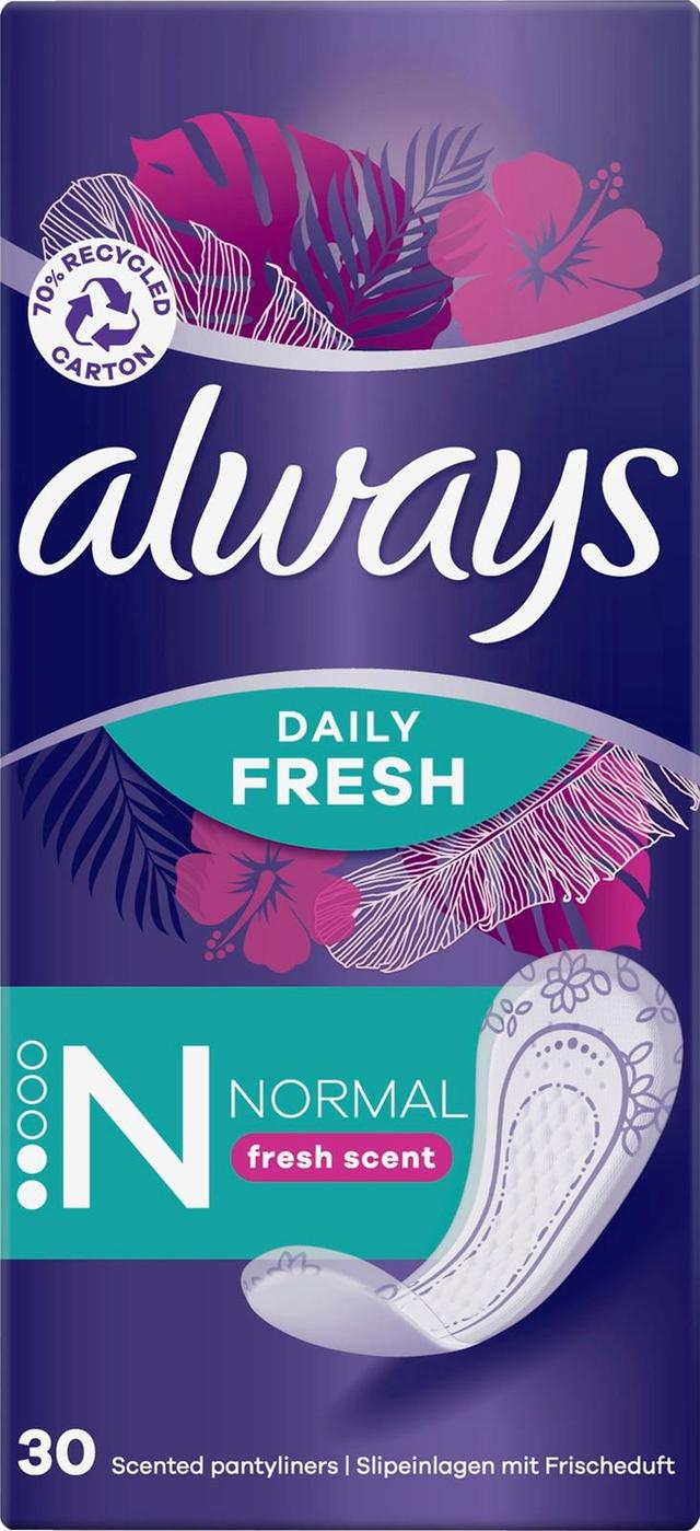 Always 30kpl Normal Fresh&Protect Fresh Cent pikkuhousunsuoja