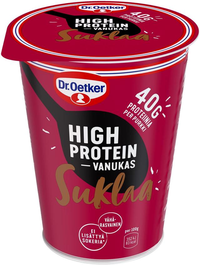 Dr. Oetker High Protein vanukas suklaa 400 g